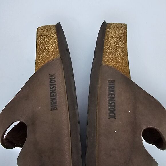 Birkenstock Florida Unisex 11 Mocha Brown Soft Footbed Slippers main image 6